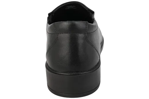 Esse Comfort Men's Leather Cushioned Bicycle Toe Slip-On - Black - view 3